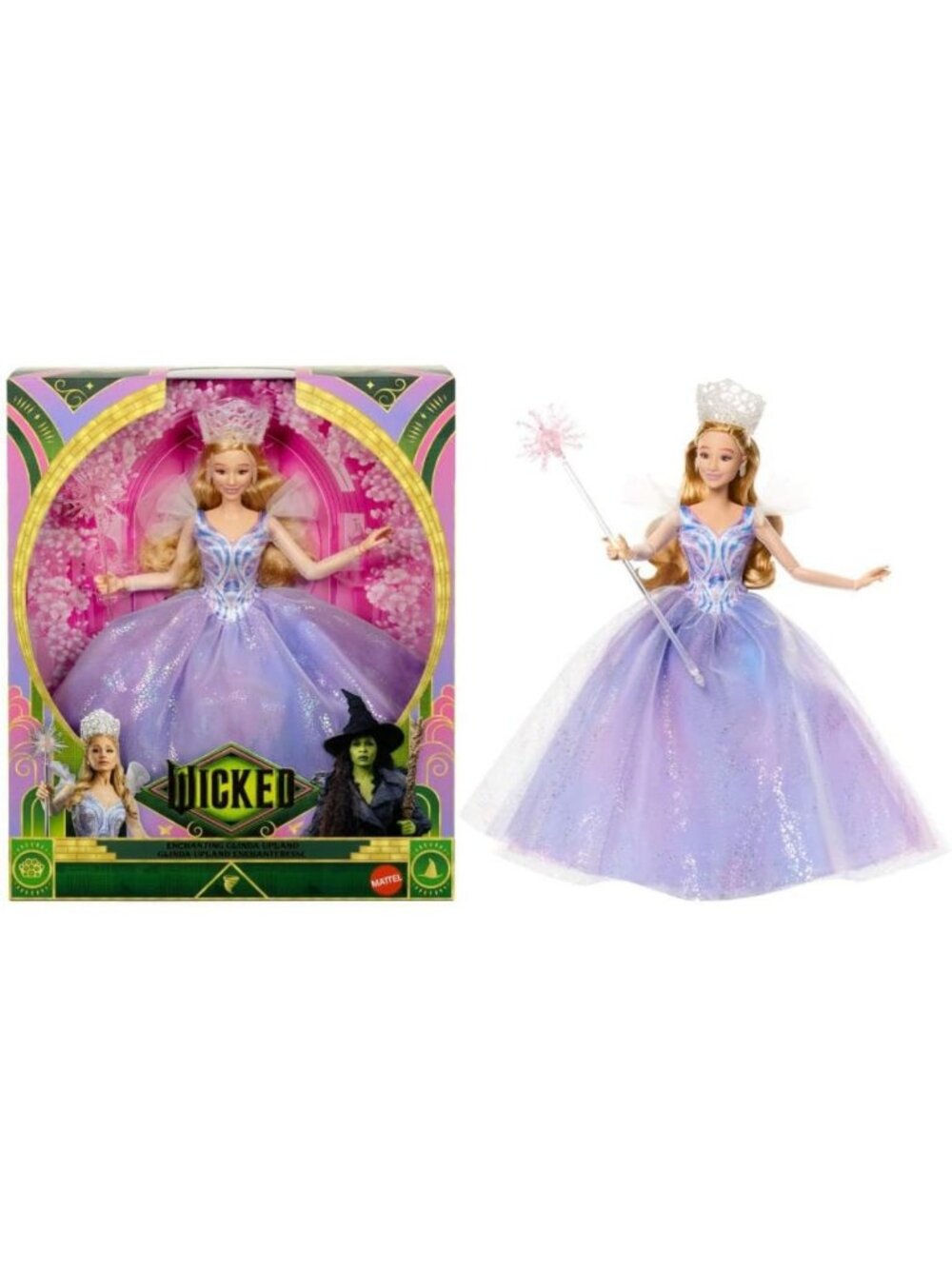Glinda Upland Doll from Wicked - Enchanting Collectible, Perfect Gift for Fans